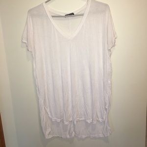 Brandy Melville oversized white tee