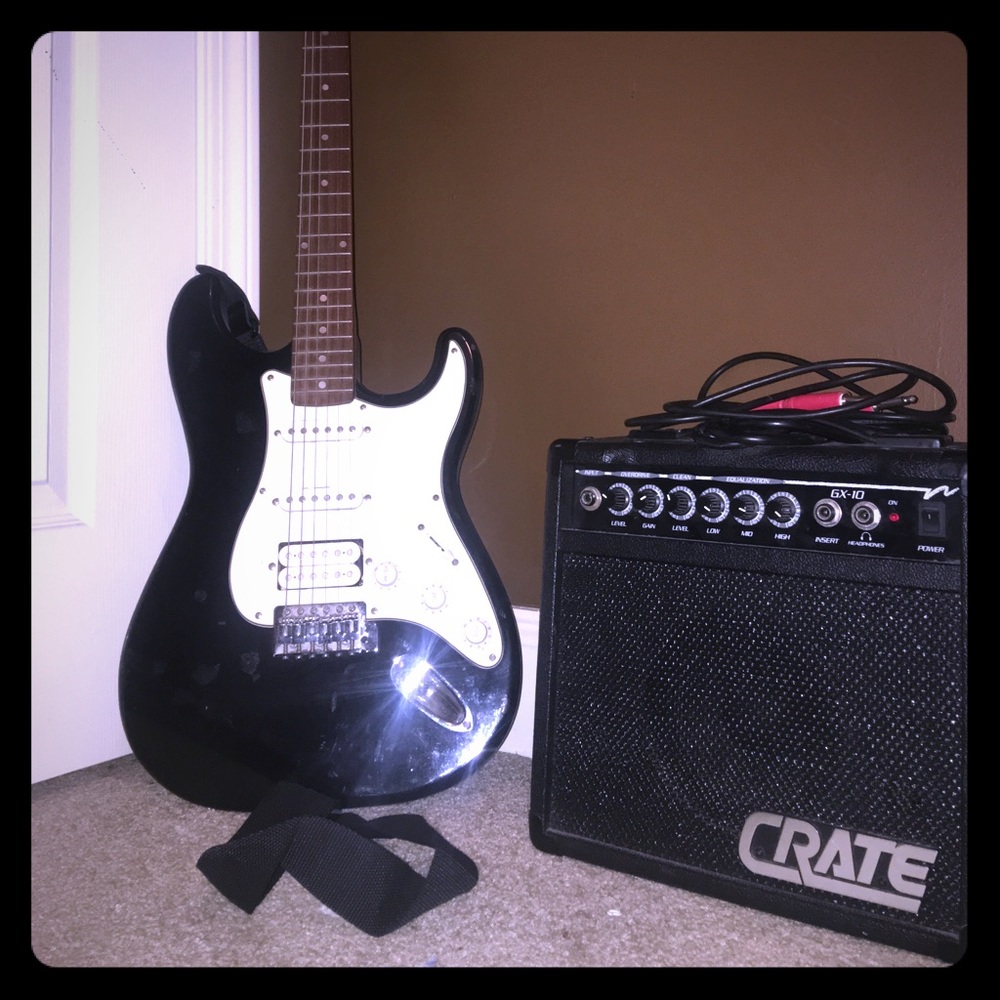 Electric guitar and Amplifier