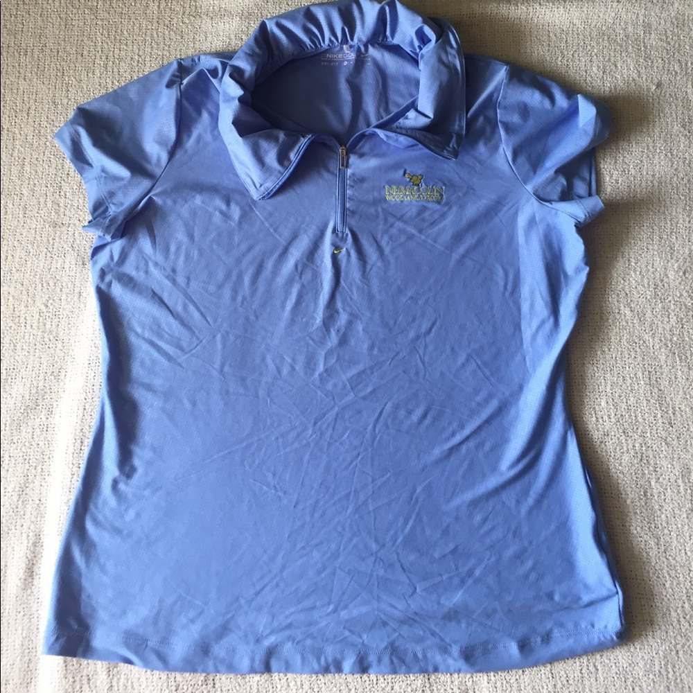 Nike Light Blue DriFit Golf shirt