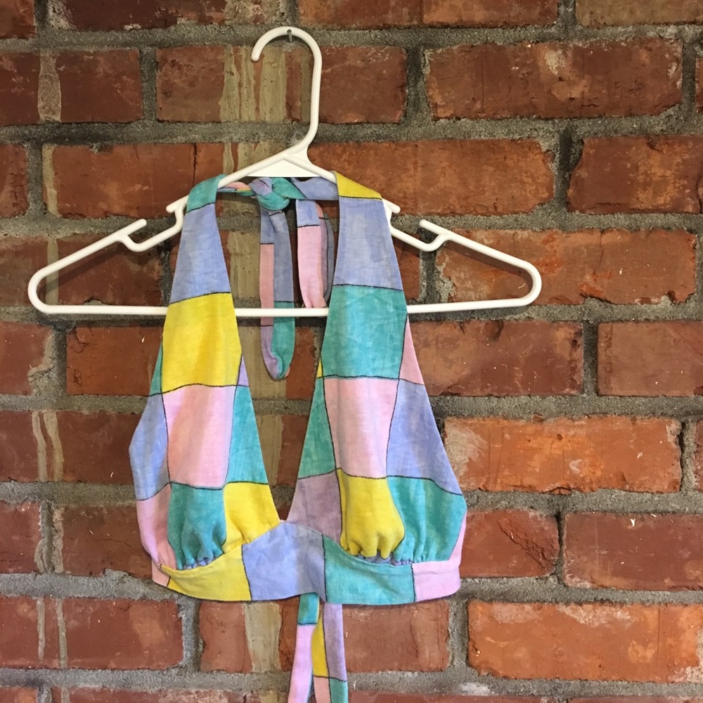 Vintage halter top