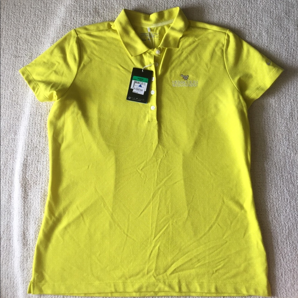 Nike Yellow Golf Polo Shirt