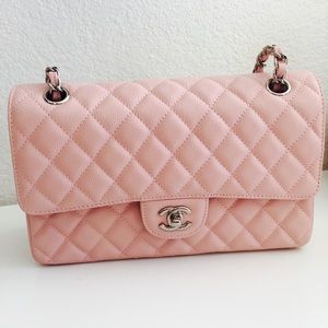 Chanel Medium Flap Bag (pink/rose Cavier Leather)