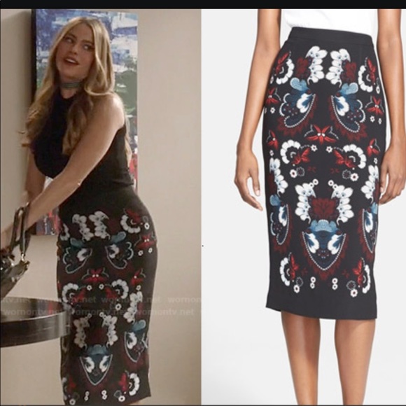 A.L.C. Haley Garland Midi Pencil Skirt - Picture 5 of 8