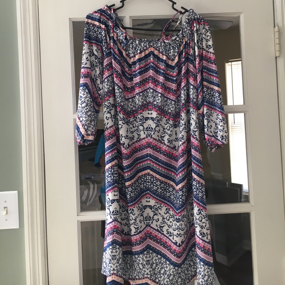 SPRING SUMMER off the shoulder dress
