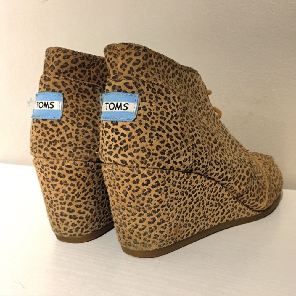 CHEETAH TOMS WEDGES