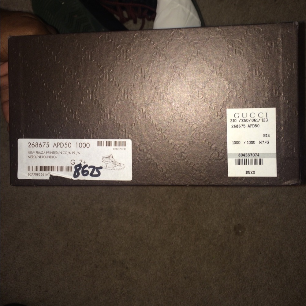 Gucci high top sneakers