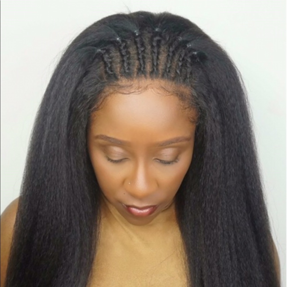 Kinky Straight Lace Front Wig