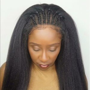 Kinky Straight Lace Front Wig