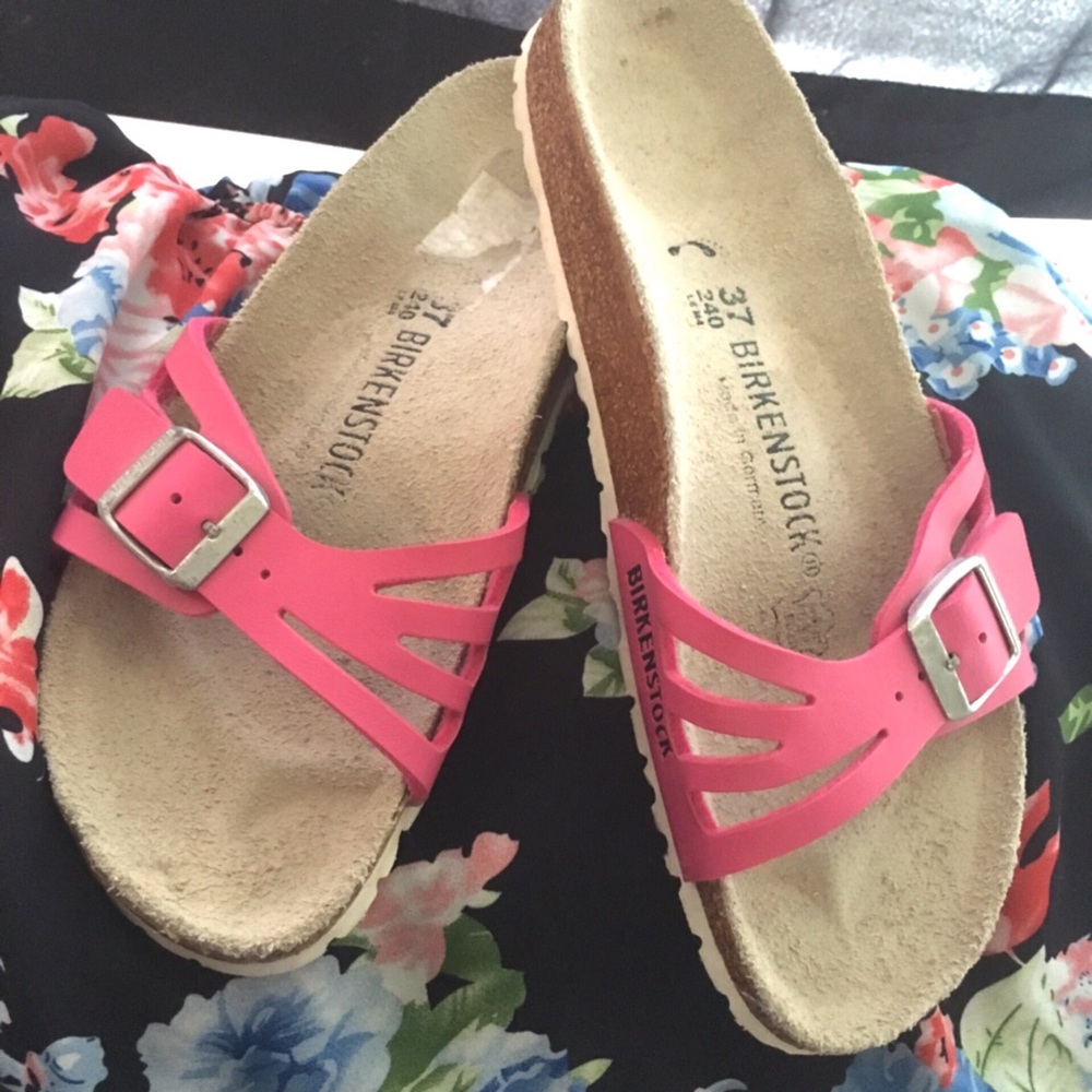 Hot Pink Birkenstocks 💖