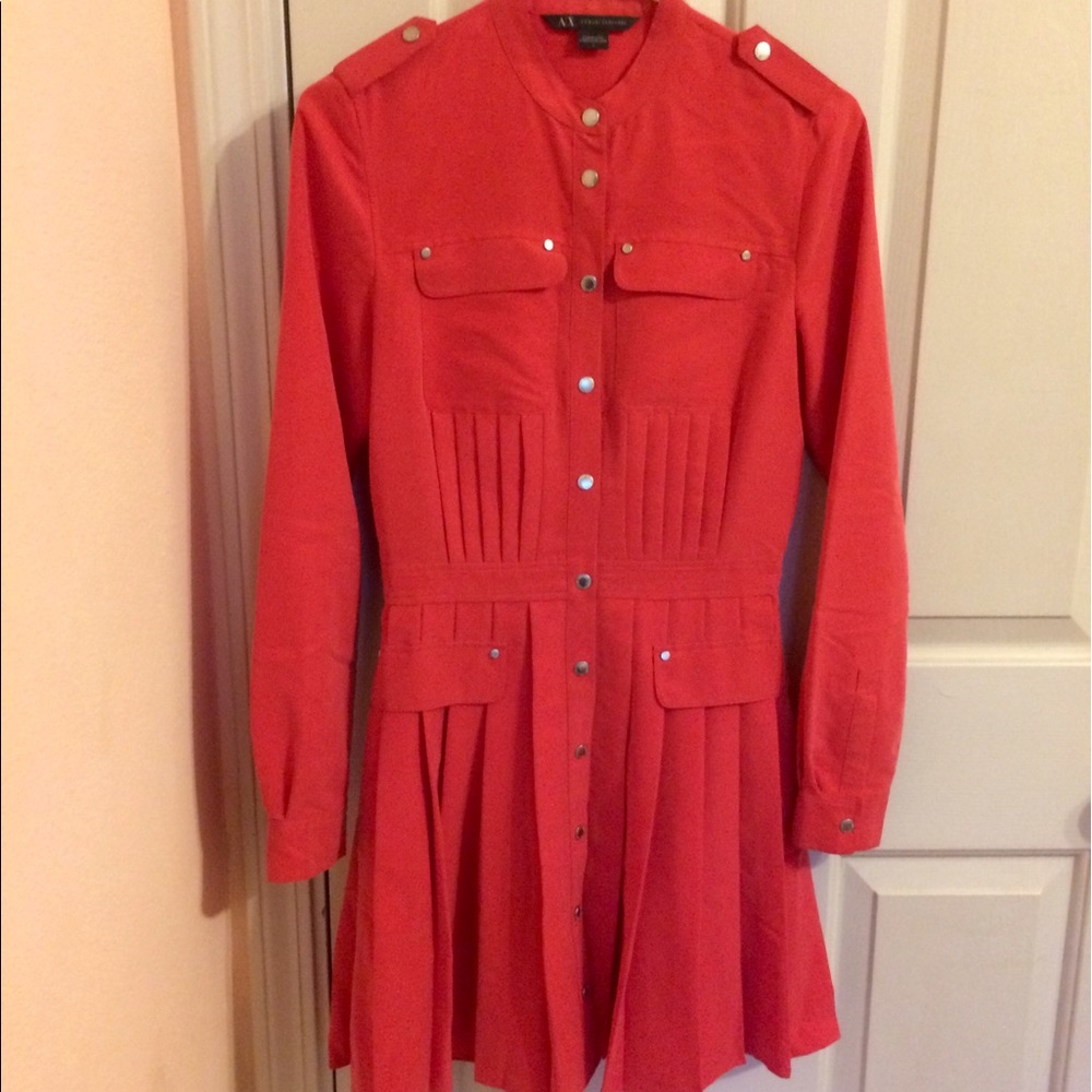 Long Sleeve Button Down Dress