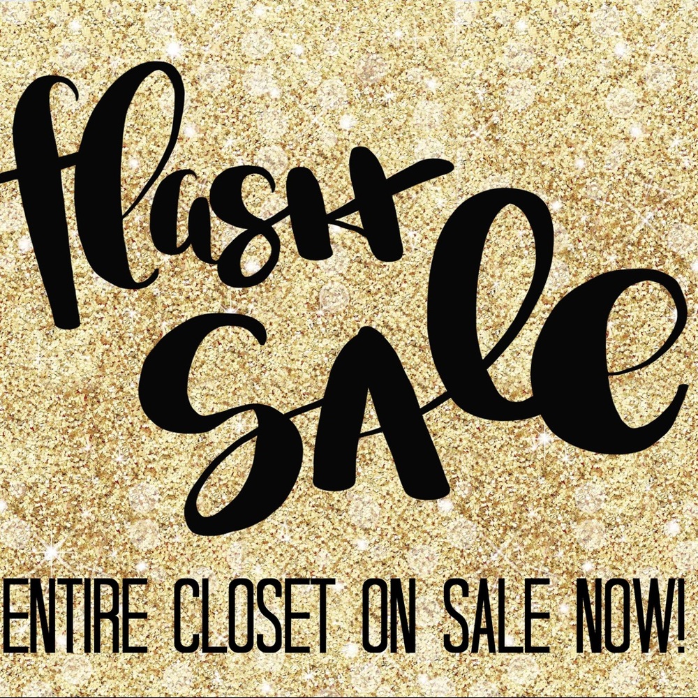 ENTIRE CLOSET ON SALE!