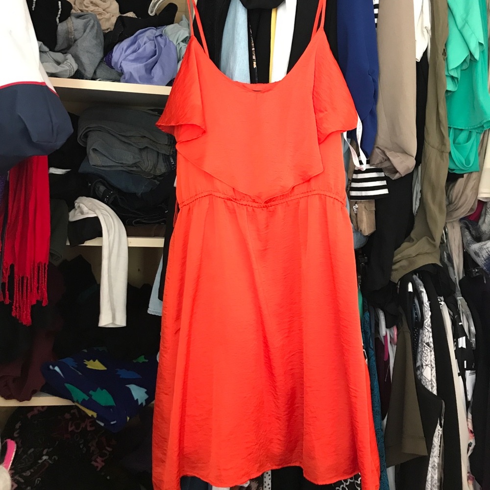 Bisou Bisou Orange Dress