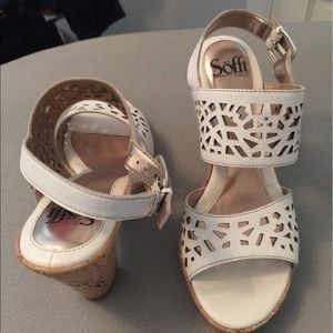 Sofft white heels