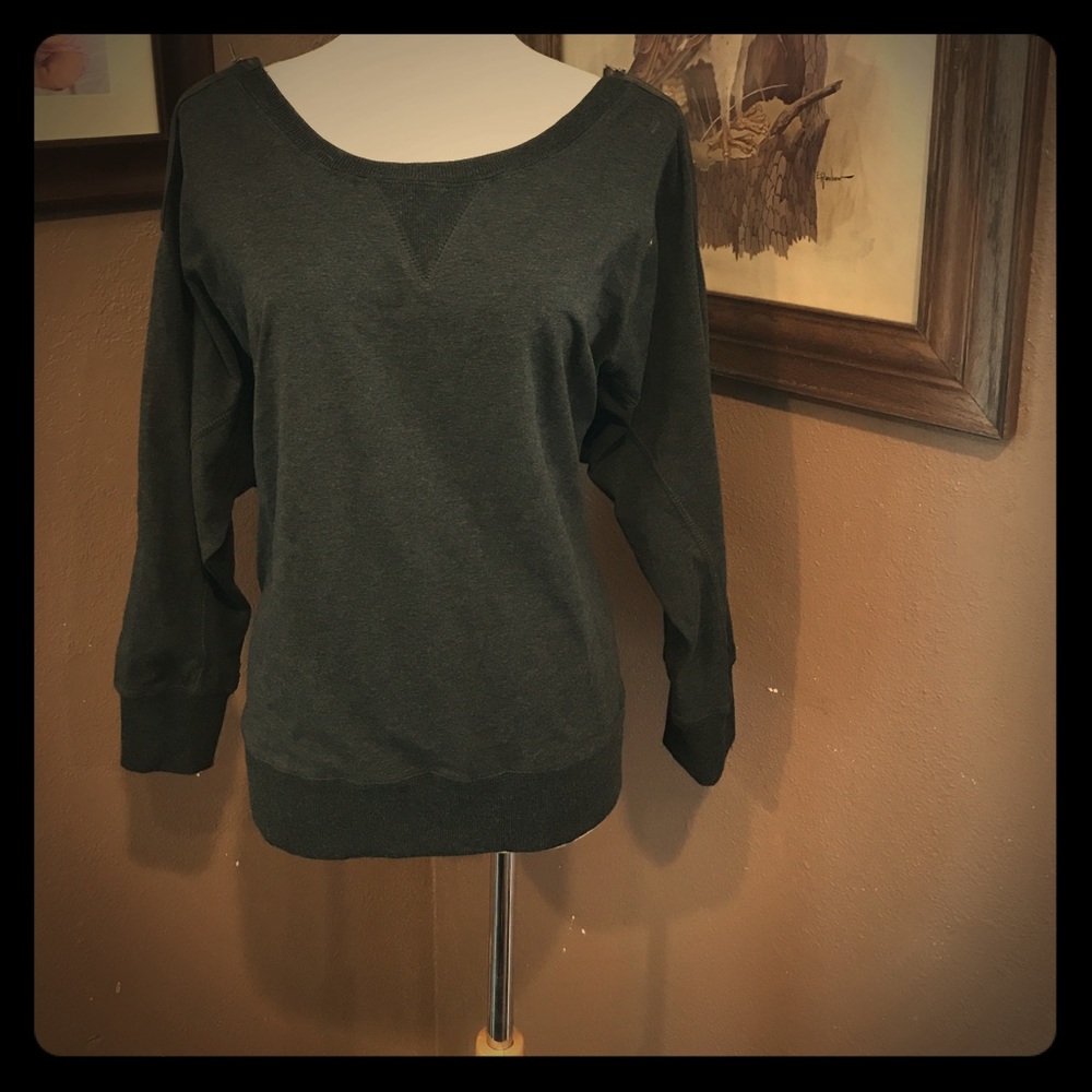 Calvin Klein gray workout sweater