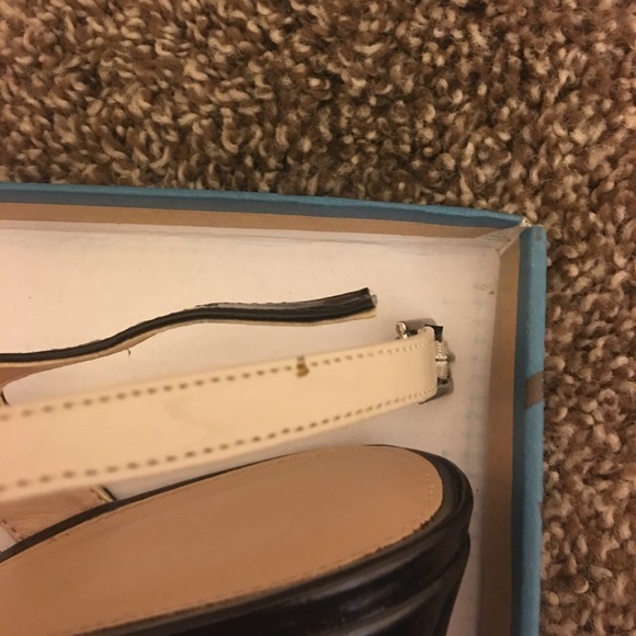 Marc Fisher nude and black platform sandals - Picture 4 of 8