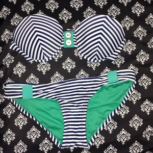 Strapless Sailor Bathingsuit