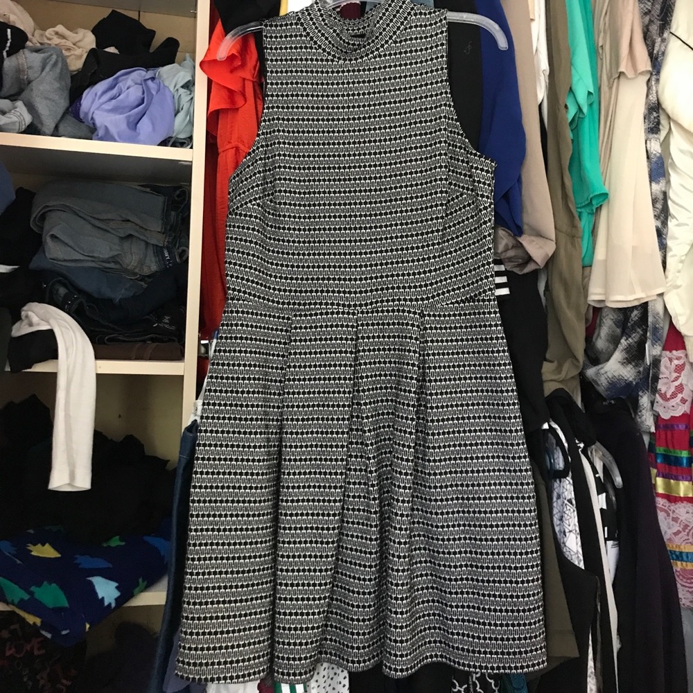 Mock Neck Dress