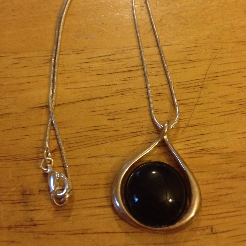 Black beads necklaces