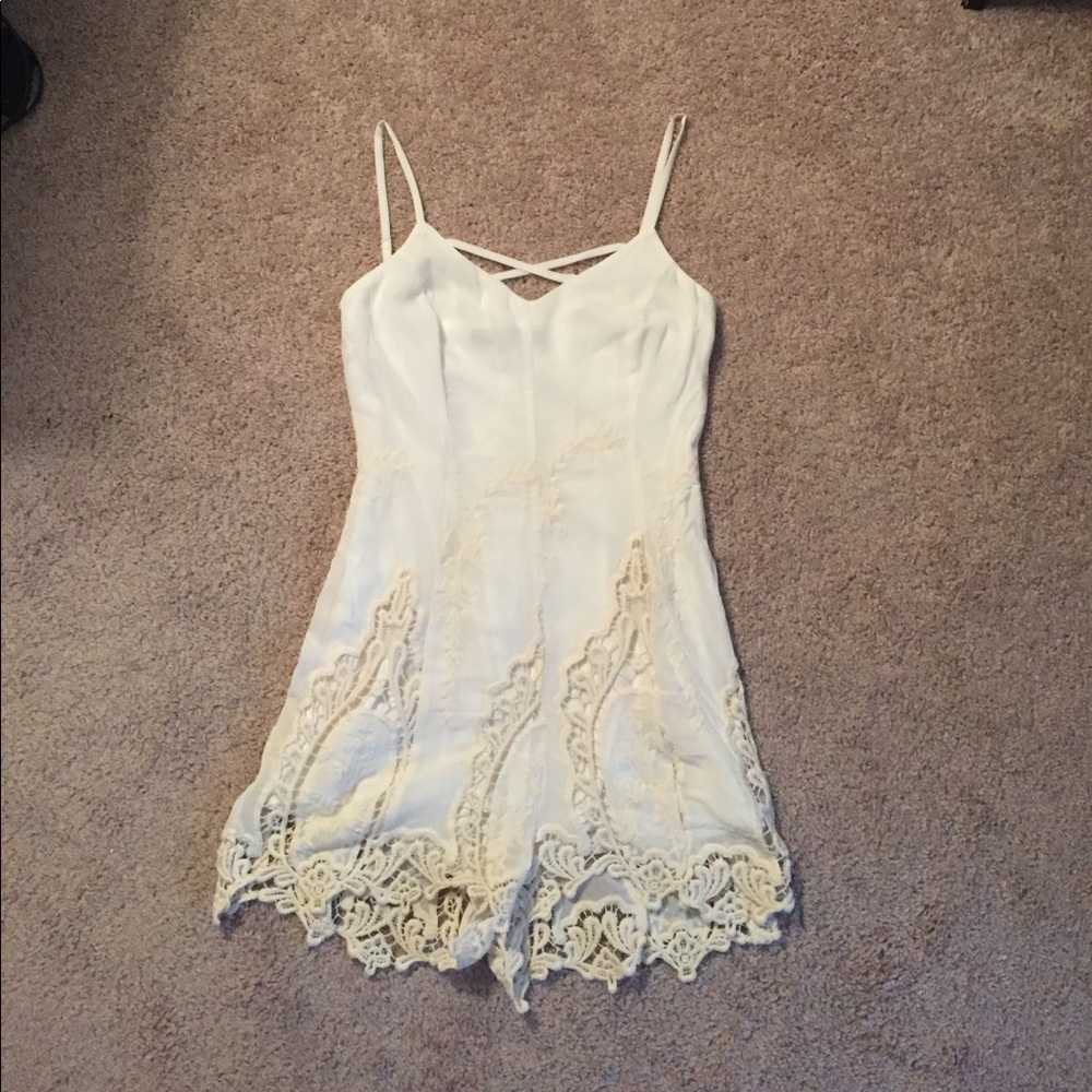Embroidered Romper