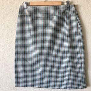 Limited Houndstooth Pencil Skirt