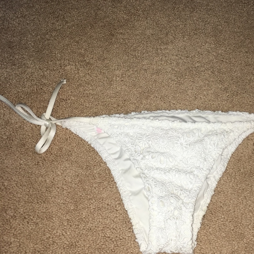 White Victoria secret Bikini bottoms!