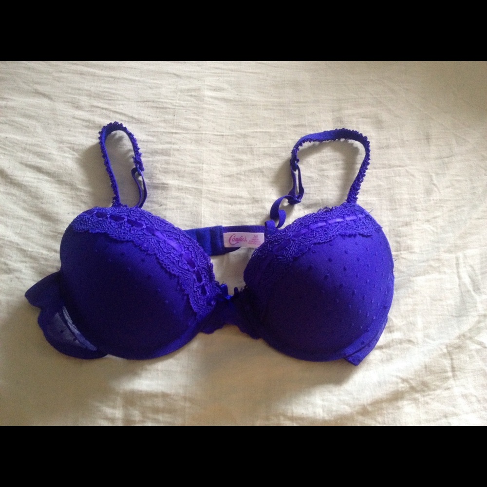 Candies 36B Lovely Sapphire Blue Bra, NWOT