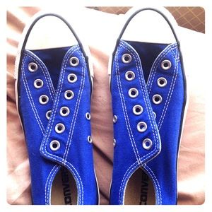 Blue converse