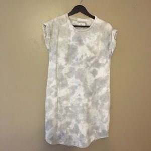 Short sleeve terry dress