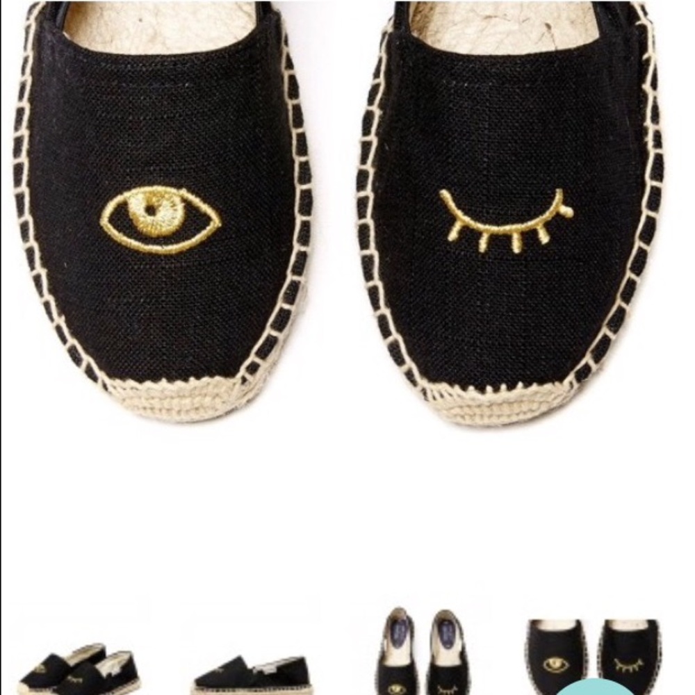 NEW SOLUDOS winking smoking slipper espadrilles 7