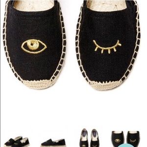 NEW SOLUDOS winking smoking slipper espadrilles 7