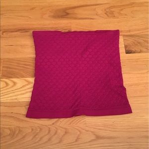 Magenta Sleeveless Crop Top