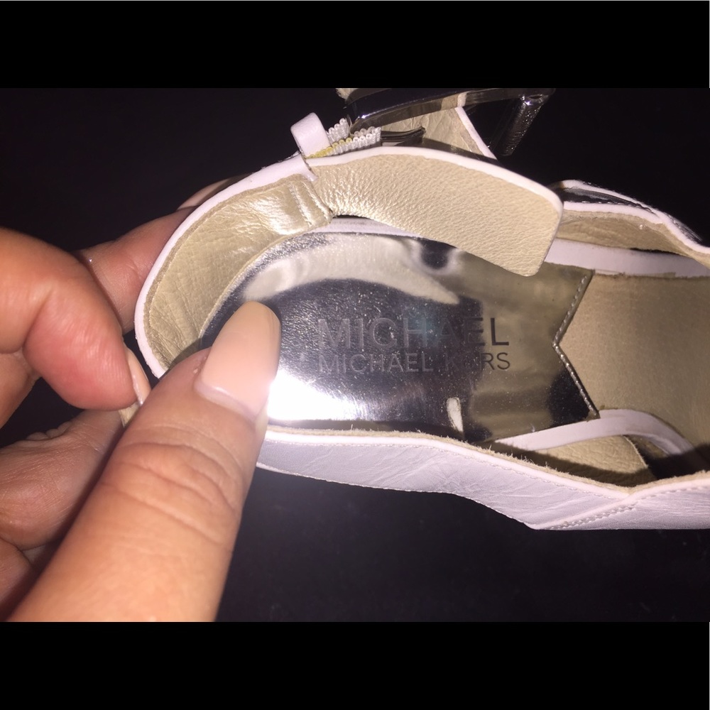 Michael kors open toe wedge sandal size 8 - Picture 3 of 3