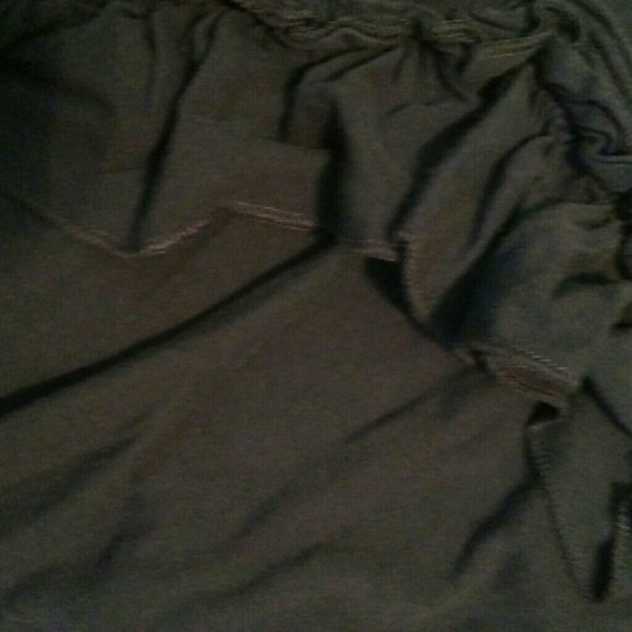 Black Blouse with Ruffles - Picture 2 of 2