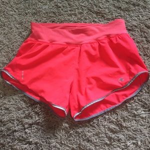 Champion neon pink athletic shorts