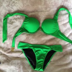 Victoria secret bombshell green bikini
