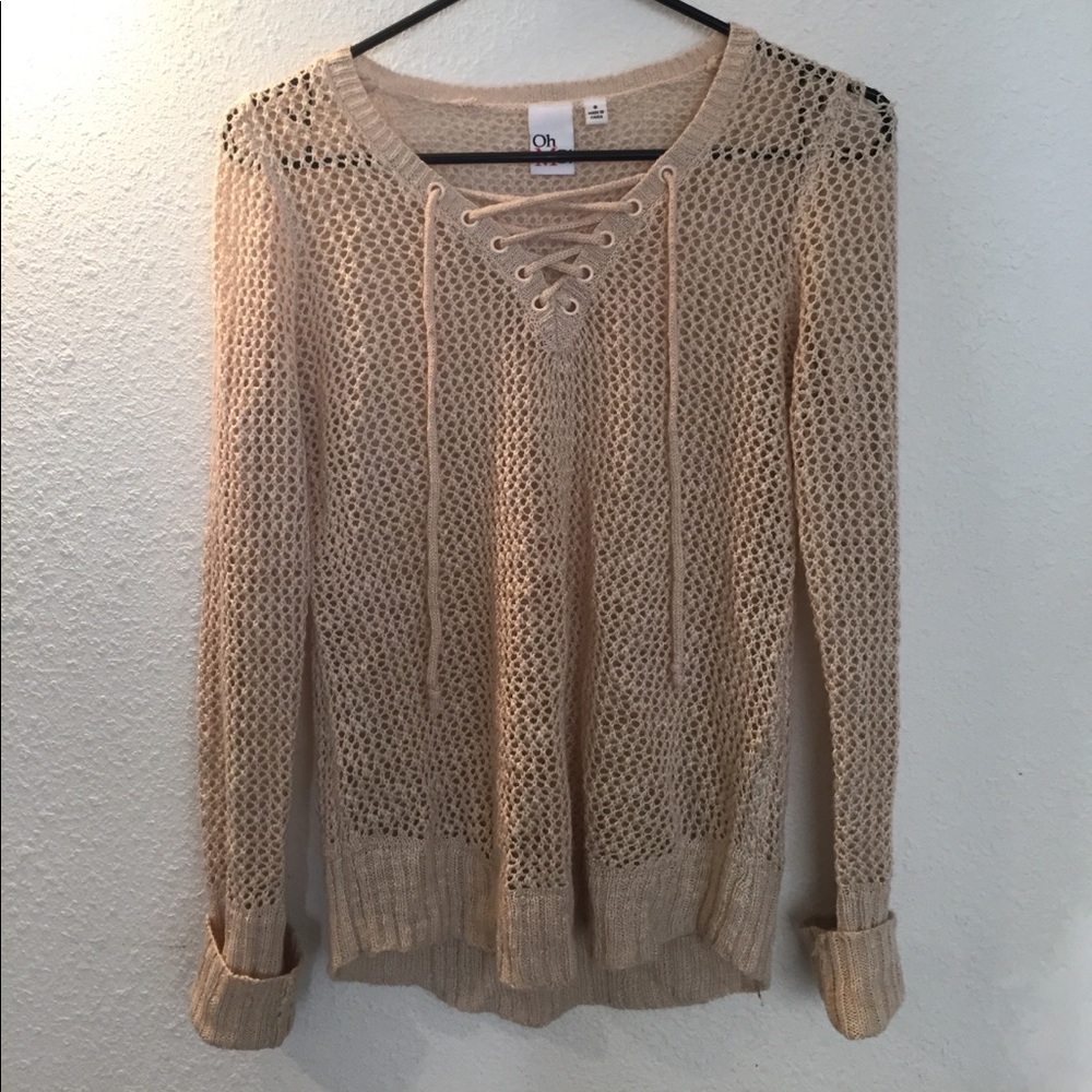 NWOT cream colored sweater!