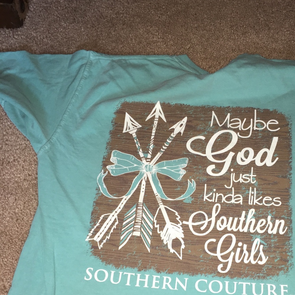 Cute God and  southern girls shirt!