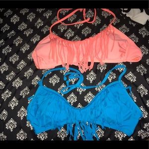 Fringe bathingsuit tops, 2 for $16!