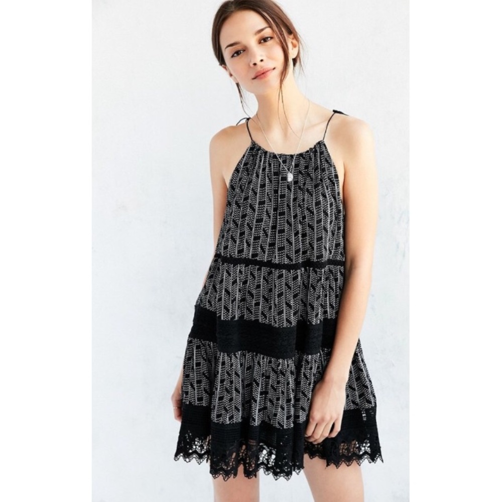 Urban Outfitters Tassel Lace Dress S NWOT