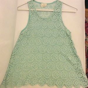 Light Blue Urban Outfitters Tank Top