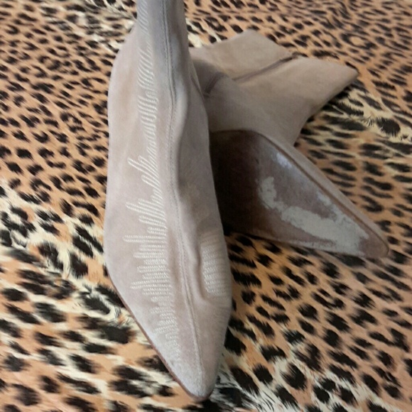 Tan suede boots, Italian made.by Gegrge - Picture 2 of 8