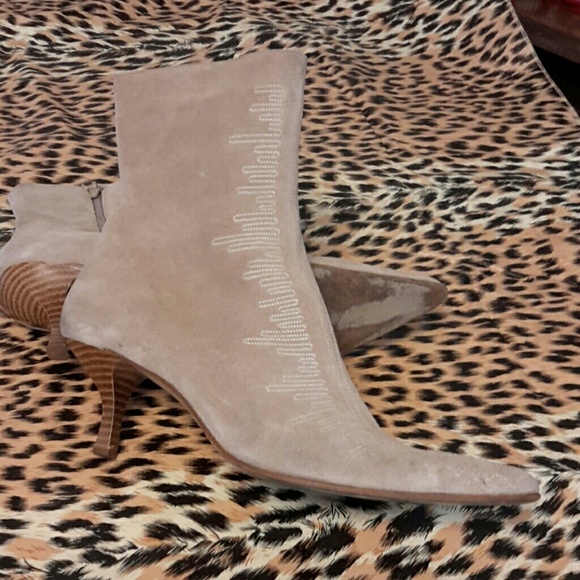 Tan suede boots, Italian made.by Gegrge - Picture 3 of 8