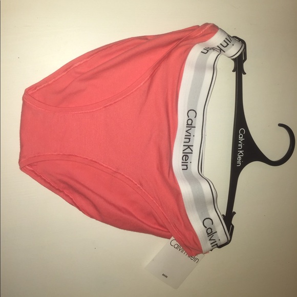 NWT Calvin Klein Pink L Bralette M Bikini Panties - Picture 2 of 3