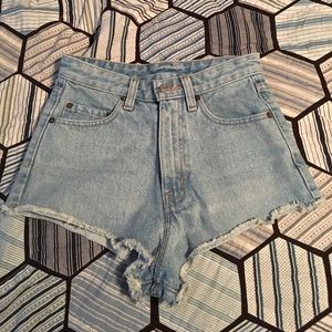 jean shorts high waisted