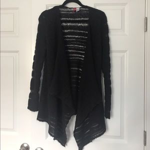 Black cardigan