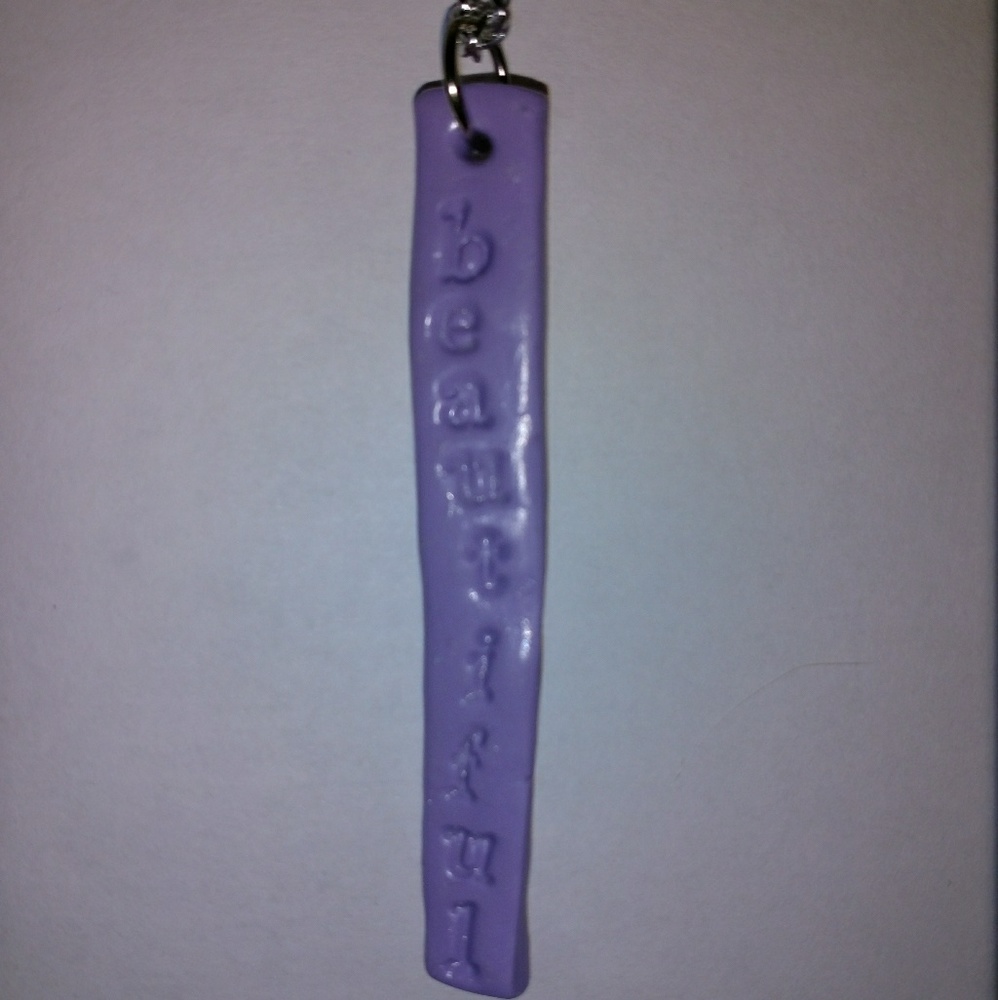 Custom made pendant and chain.