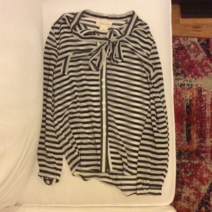 Nautical Pussybow Blouse
