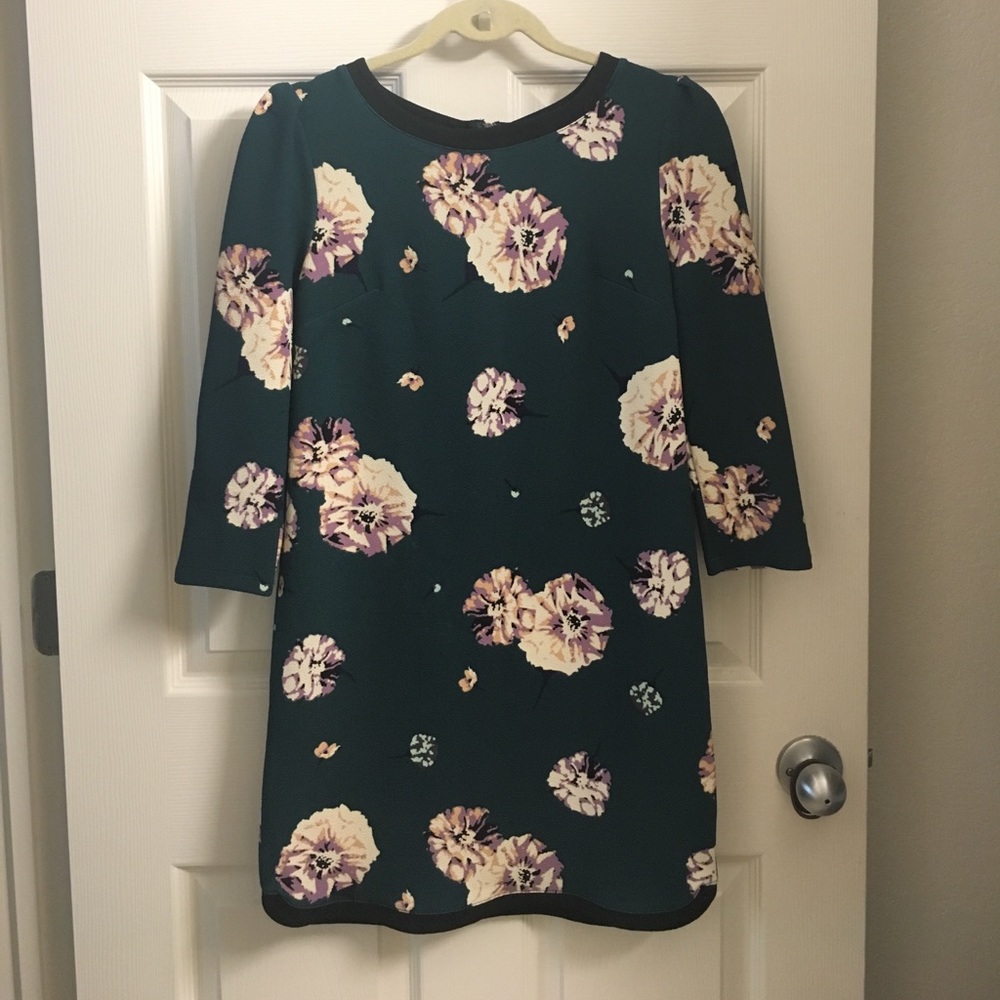 Xhilaration 3/4 Sleeve Flower Dress