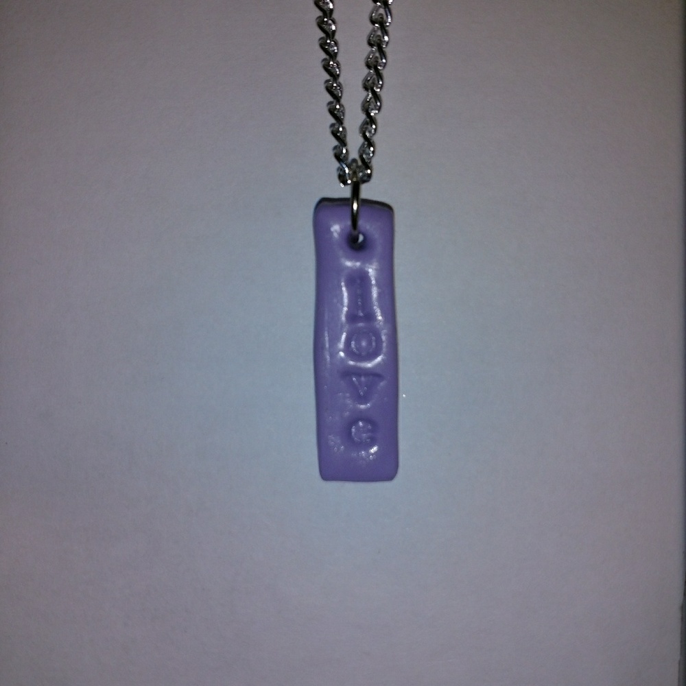 Custom made pendant and chain.