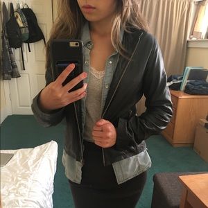 Minimalist Leather Jacket